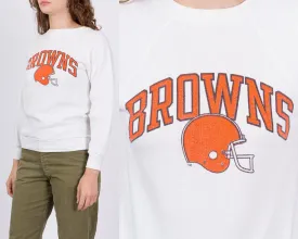 80s Cleveland Browns NFL Champion Sweatshirt - Men's XXS, Women's XS