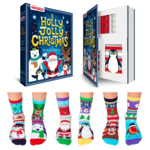 A Holly Jolly Christmas 6 Children's Oddsocks