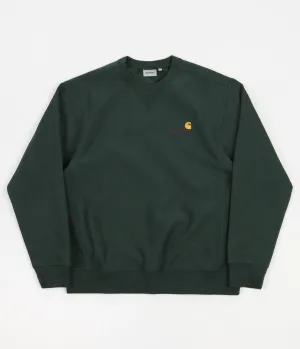 Carhartt American Script Crewneck Sweatshirt - Grove