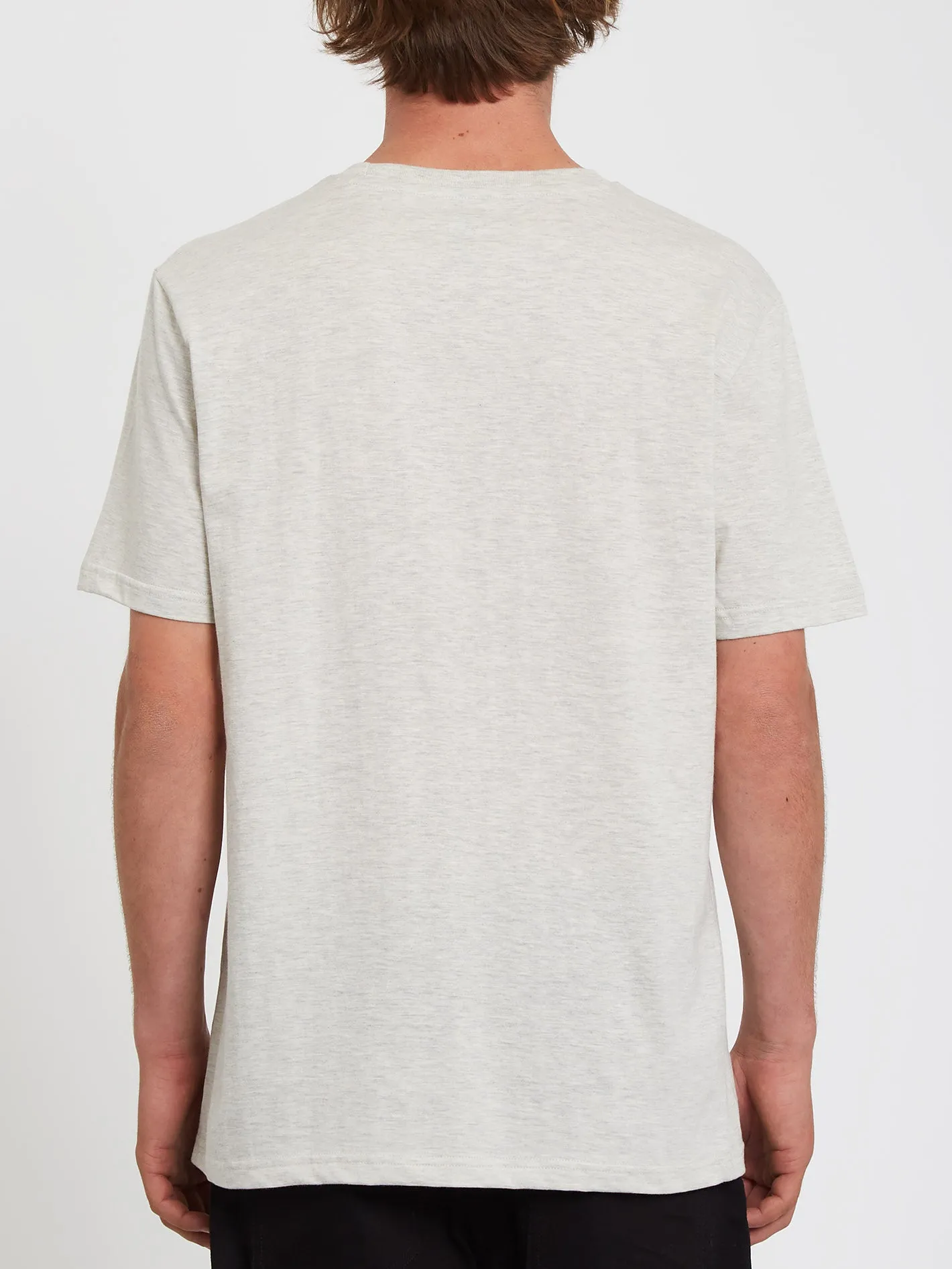 Circle Blanks Heather T-shirt - BONE HEATHER