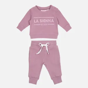 Crew Logo Tracksuit Set - Wild Orchid