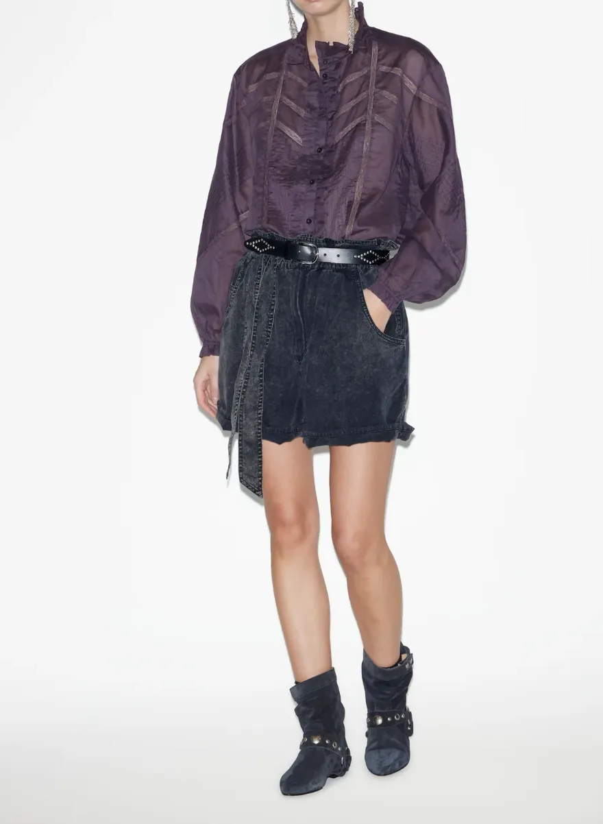 GAIA TOP - DARK PLUM