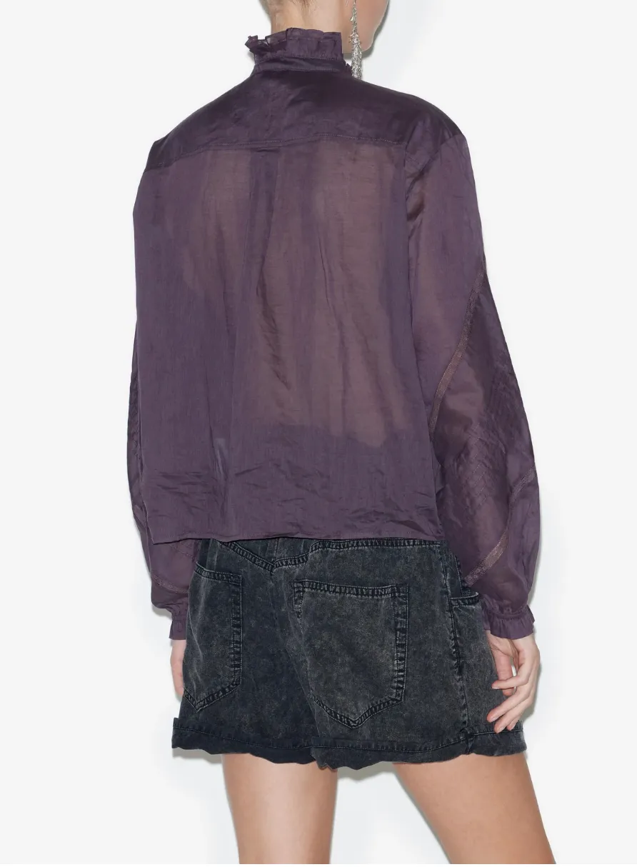 GAIA TOP - DARK PLUM