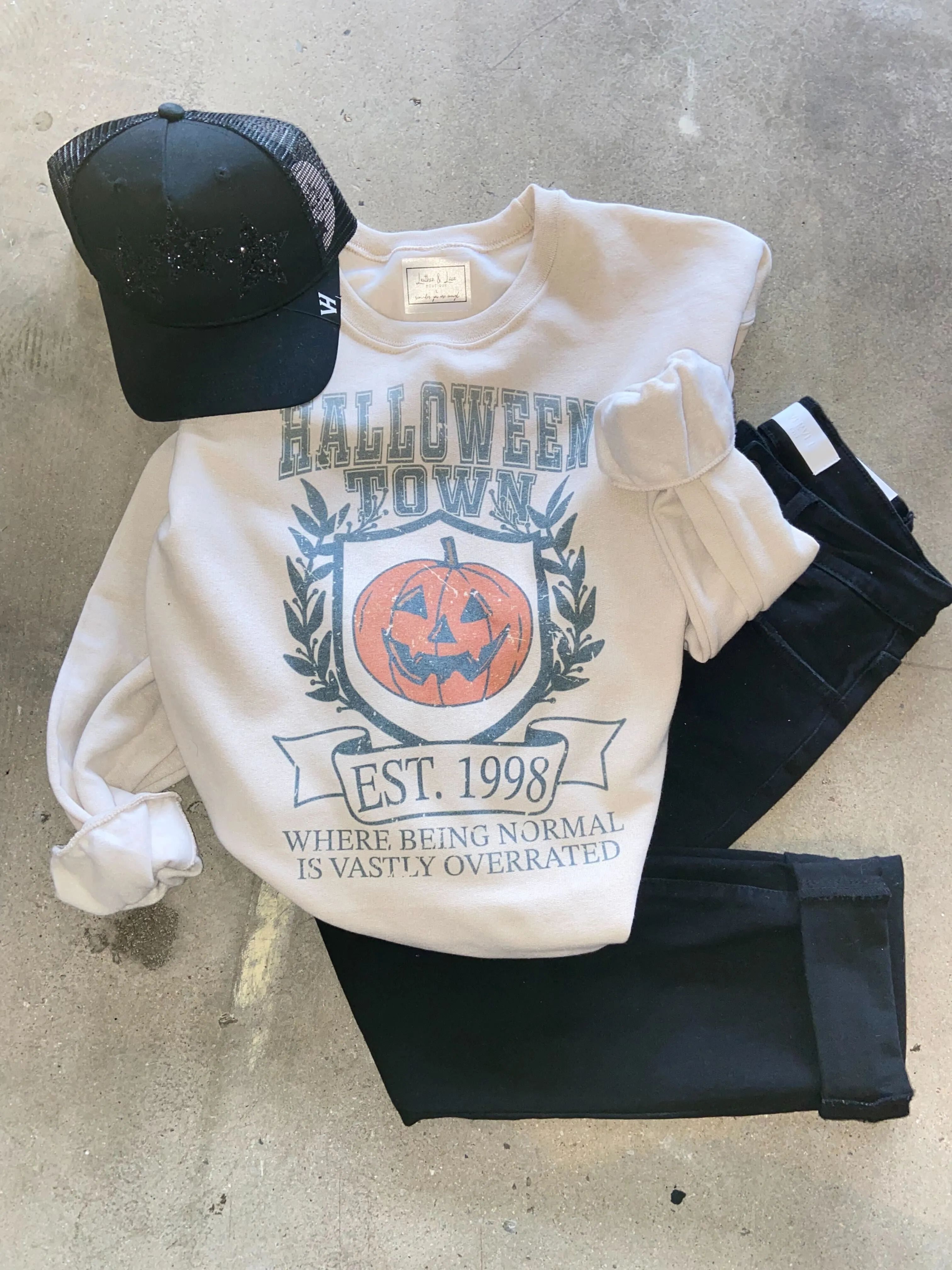 Halloween Town Graphic Sweatshirt