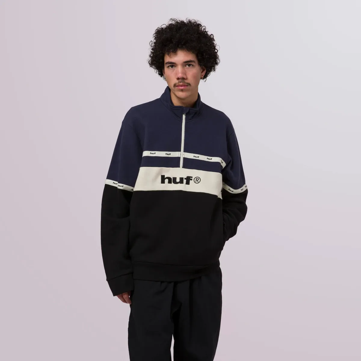 HUF Taped 1/4 Zip Fleece