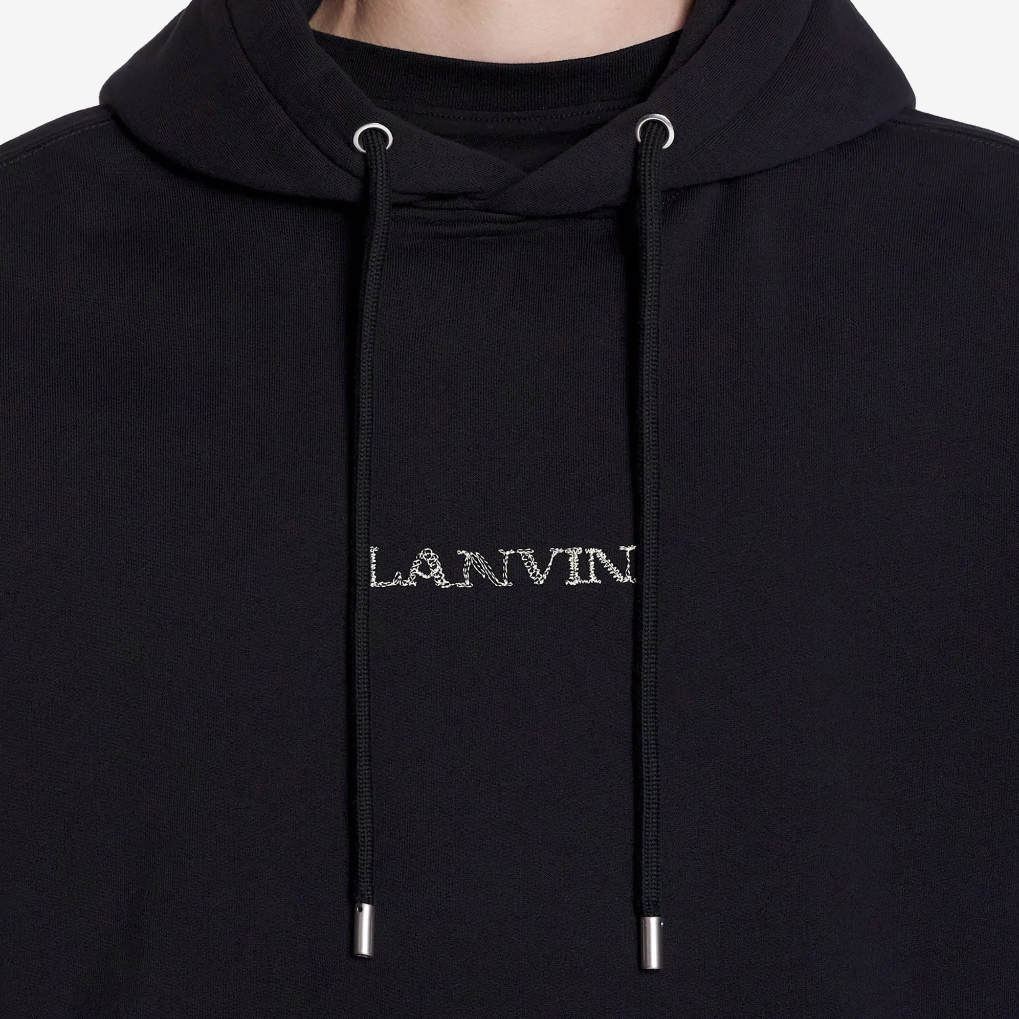 Lanvin Loose Fitting Logo Hoodie