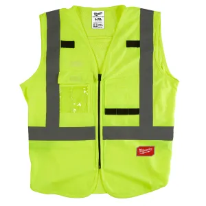 Milwaukee 48-73-5022 Class 2 - High Visibility Yellow Safety Vest - L/XL