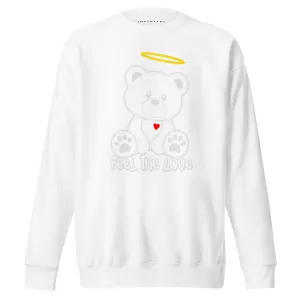 Women's Angel Bear And Slogan Graphic Sweatshirt